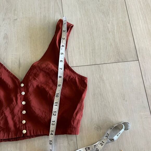 Madewell women crop top size 0 - Picture 4 of 8